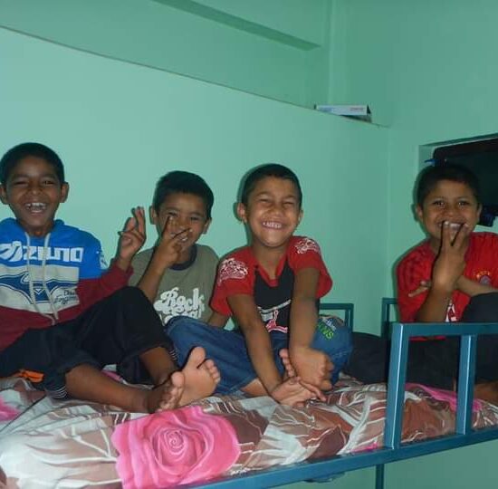 Kids enjoying their time