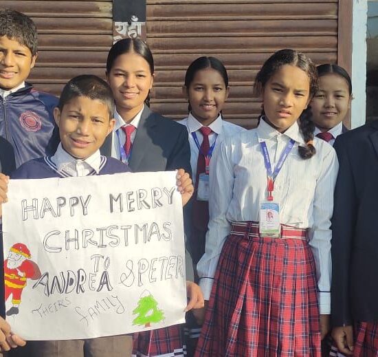Happy Merry Christmas By Students