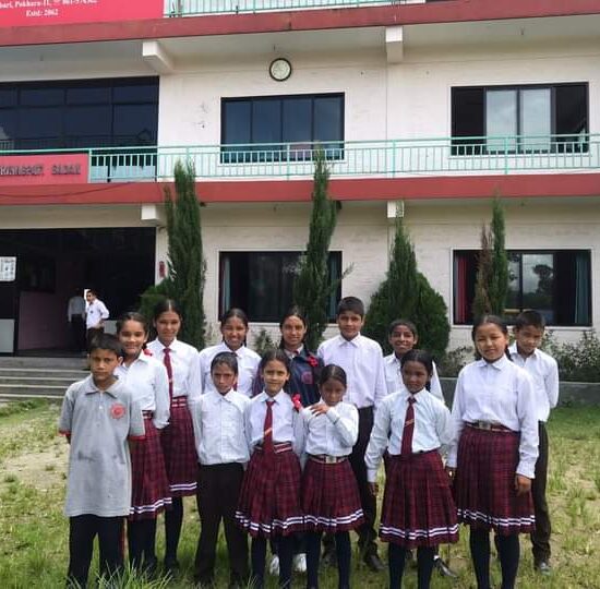 Children in the uniform
